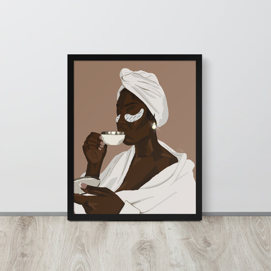 Protect Your Peace Framed Print