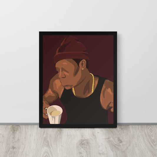 Mr. Eddie Framed Print